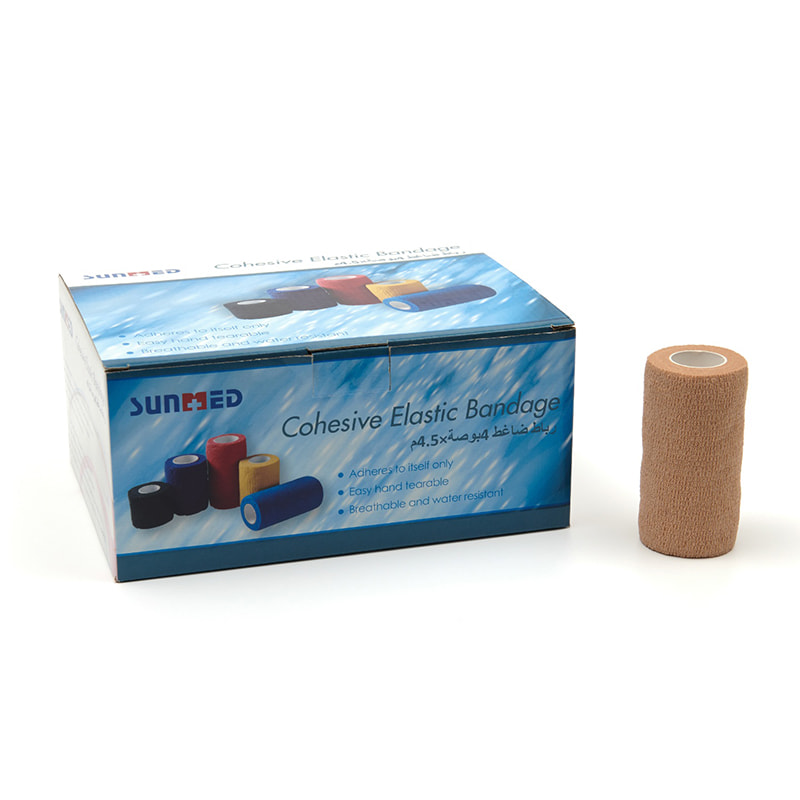 Billige Retail Non Woven Cohesive Bandasje med Display Box 