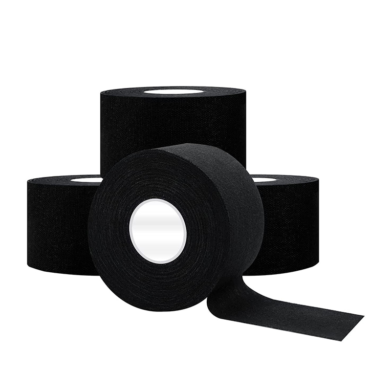 Svart Athletic First Aid Sports Tape for boksing 