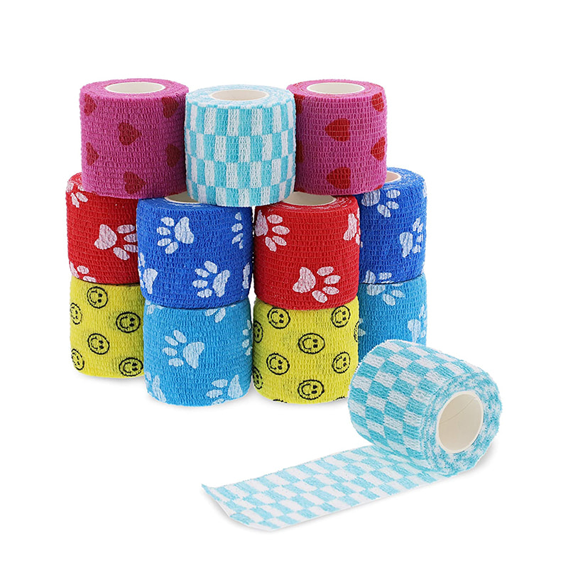 Kjæledyr selvklebende sammenhengende bandasje for håndledd Kne Ankel forstuinger Hevelse