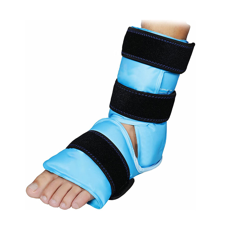 Gjenbrukbar Ankel Gel Ice Pack Wrap for skader 