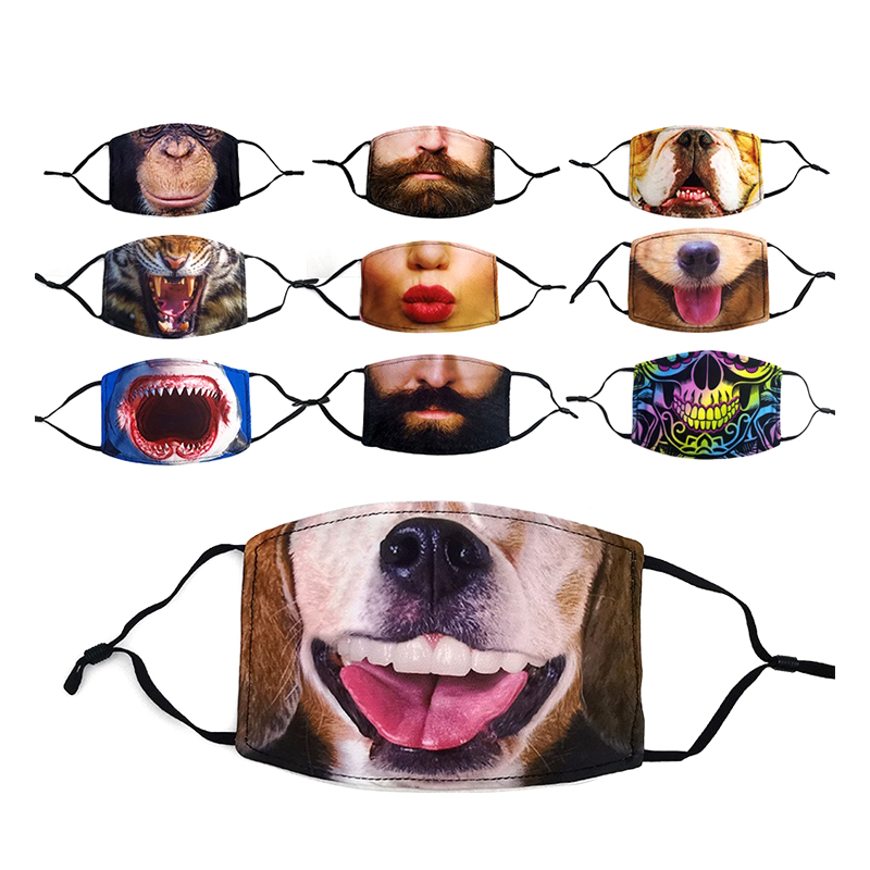 Engros Stilig vaskbar gjenbrukbar bomullsmaske for voksne 