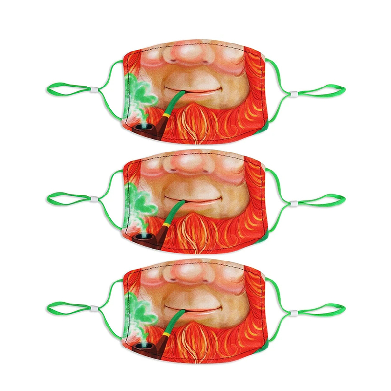 Pustende Hanukkah voksen bomullsmaske for ferie 