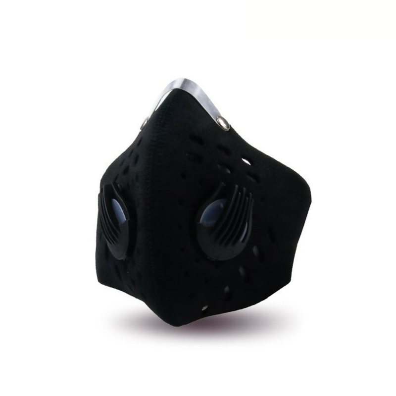 Mote vaskbar gjenbrukbar svart åndedrettsvern for motorsykkelkjøring