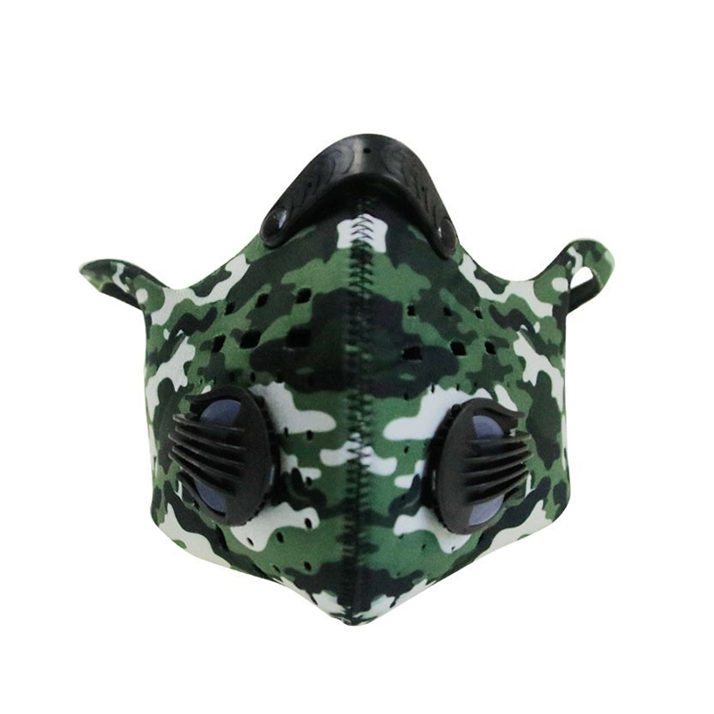 Outdoor Fashion Camo Pustesykkelmaske 