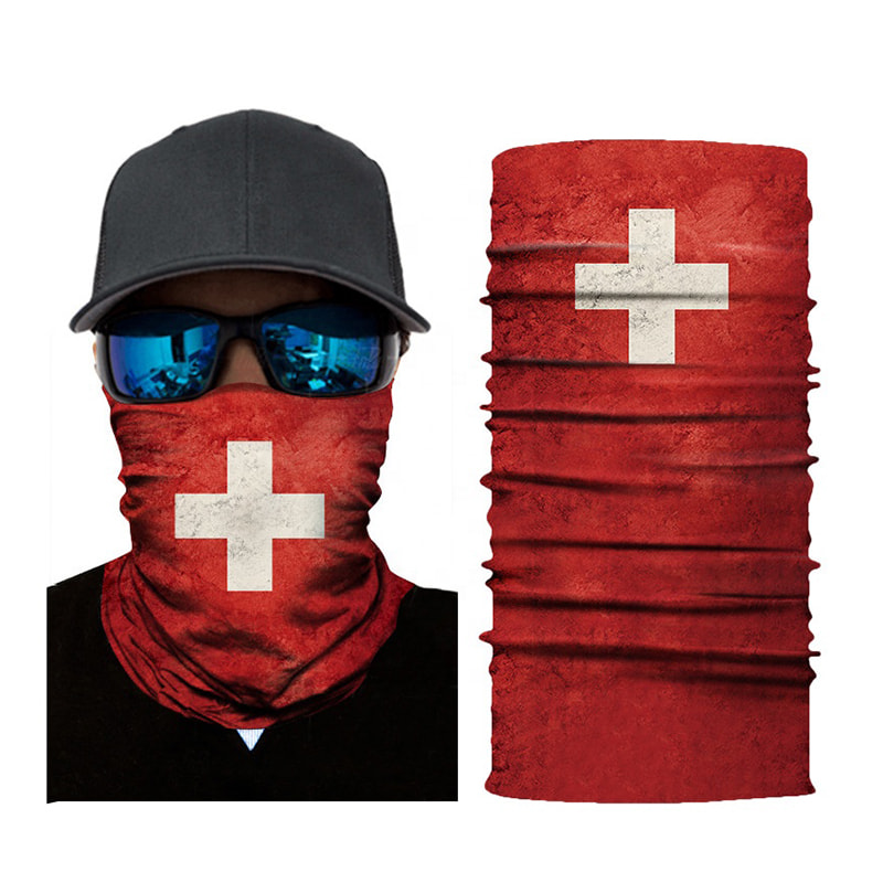 Tilpasset sykkelmaske i bomullsbandana for ansiktsskjerm 