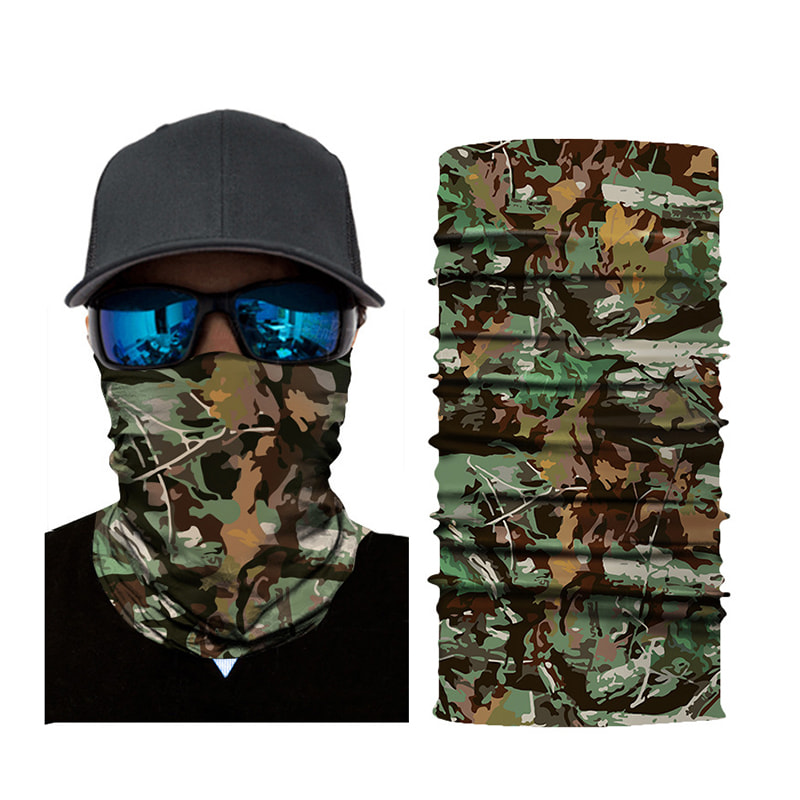 Sømløs, komfortabel, rørformet sykkelmaske i stoff 