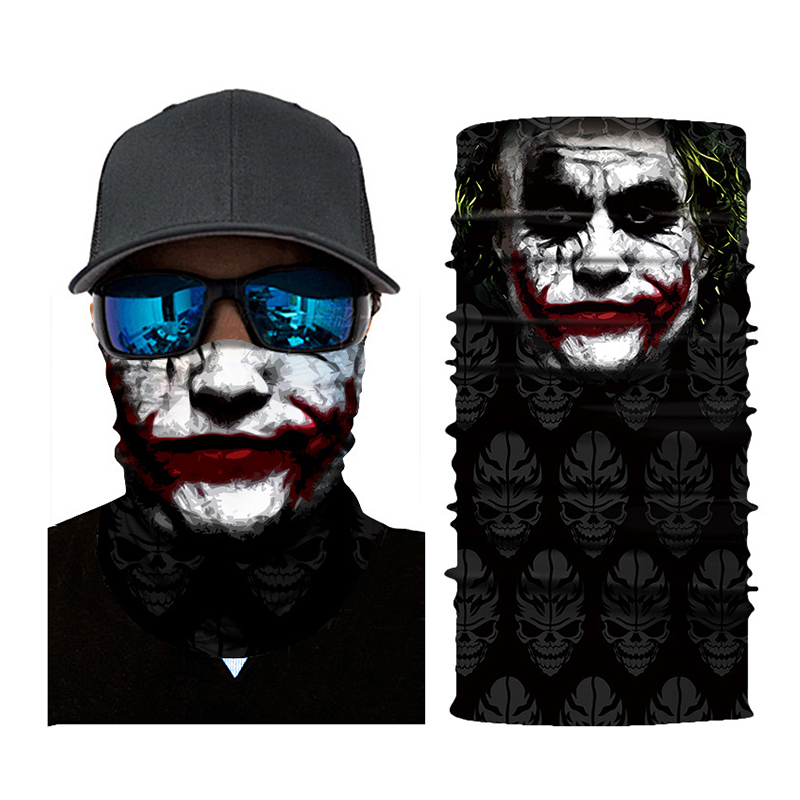 Mote multifunksjonell sykkelmaske i elastisk bomullshodeplagg 