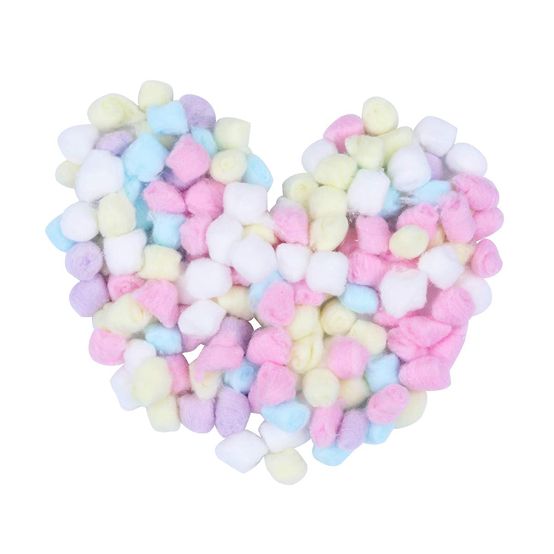 Fargerike engangs bomullsdotter til hamster 