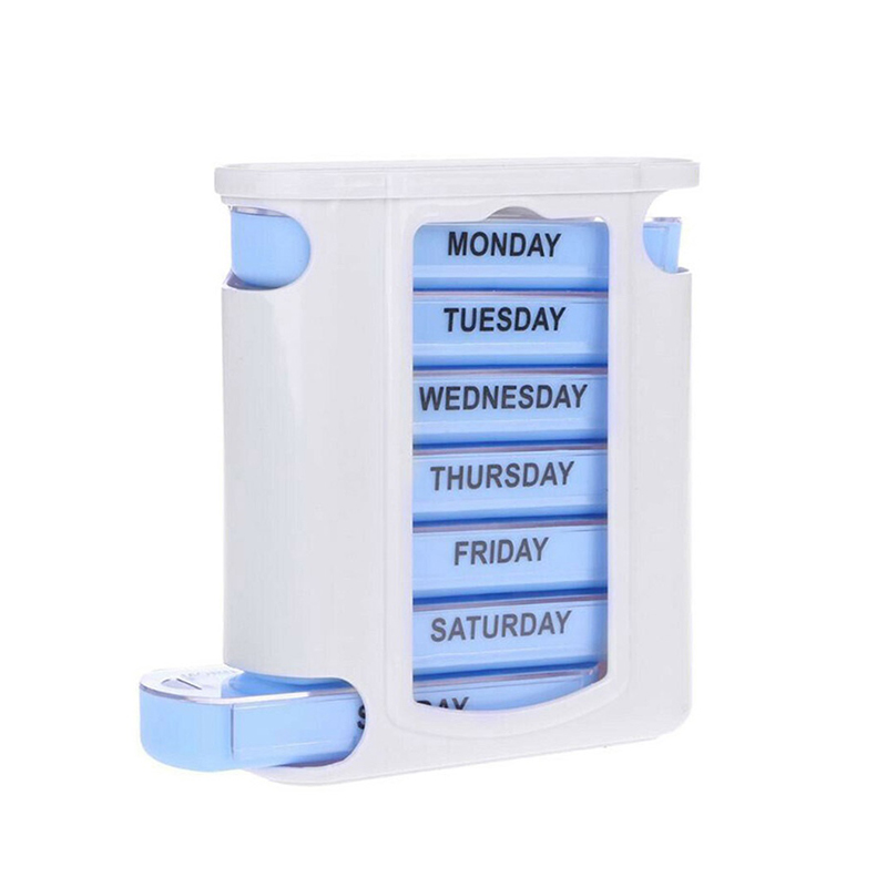 Ukentlig daglig medisinpilleboks for vitaminer 